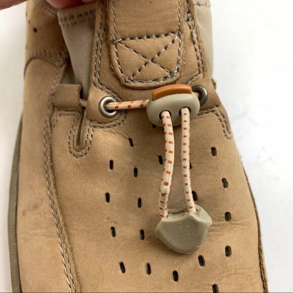 WIND River Beige Leather Slip Shoe Size 8 - Picture 6 of 9